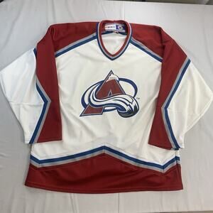 *SOLD!!* Vintage 90s CCM Colorado Avalanche Hockey Jersey Men’s Size XL NHL